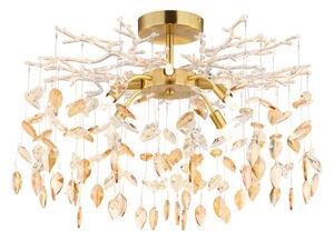 Stropní svítidlo 8x G9 zlatá, jantarová IP20 GLOBO lighting DANNA 64132-8D