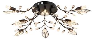 Stropní svítidlo 8x G9 čierna matná IP20 GLOBO lighting JANIS 63007-8