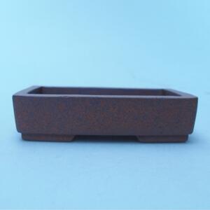 E-bonsai Miska 9 x 6 x 2 cm barva hnědá