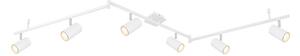 Stropní bodové svítidlo / spot 6x GU10 biela IP20 GLOBO lighting ROBBY 57910-6W