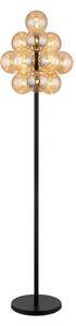 Stojací lampa 13x G9 čierna matná, jantárová IP20 GLOBO lighting CONOR 56146S