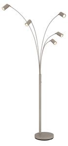 Stojací lampa 5x GU10 piesková IP20 GLOBO lighting ROBBY 57910-5SSA