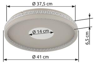 Stropní svítidlo LED 2700–6500K piesková IP20 GLOBO lighting SHIRLEY 48563-30S