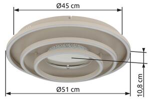 Stropní svítidlo LED 3000 / 4000 / 6000K piesková IP20 GLOBO lighting LAWANDA 48564-40S