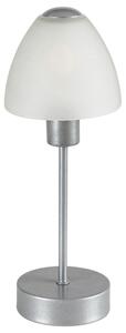 RABALUX Moderní stolní stmívatelná lampa LYDIA, 1xE14, 40W, stříbrná 002295