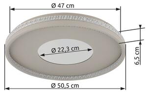 Stropní svítidlo LED 2700–6500K piesková IP20 GLOBO lighting SHIRLEY 48563-40S