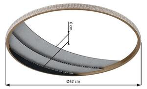 Stropní svítidlo LED 3000 / 4000 / 6000K čierna, zlatá IP20 GLOBO lighting CONSTANCE 48493-40