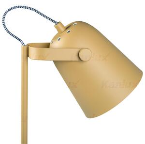 KANLUX Kancelářská stolní lampa RAIBO, 1xE27, 5W, žlutá 36283