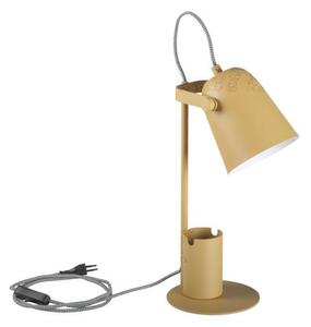 LUMINES Kancelářská stolní lampa RAIBO, 1xE27, 5W, žlutá 36283