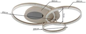 Stropní svítidlo LED 3000K cappuccino IP20 GLOBO lighting SANFORD 48480-40
