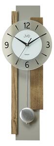Kyvadlové designové dřevené netikající tiché nástěnné hodiny JVD NS18059/78 (POŠTOVNÉ ZDARMA!!!)