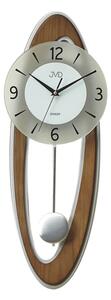Kyvadlové designové dřevené netikající tiché nástěnné hodiny JVD NS18053/11 (POŠTOVNÉ ZDARMA!!)