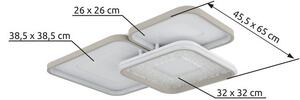 Stropní svítidlo LED 2700–6000K piesková IP20 GLOBO lighting MOSAIKO 48097-62