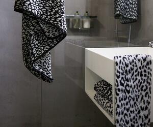 Abyss & Habidecor Černé ručníky Zimba ze 100% egyptské bavlny - 990 Black, Velikost 40x75 cm