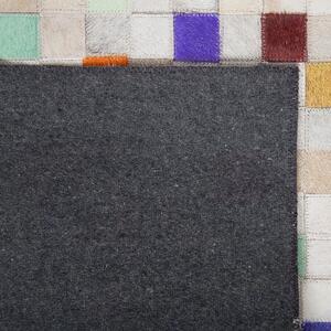 Kožený barevný koberec 140 x 200 cm ADVAN