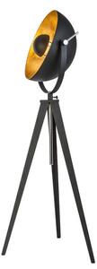 Stojací lampa 1x E27 čierna, zlatá IP20 GLOBO lighting BOWY 40150145X