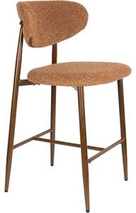 Housecraft Living Terakotová čalouněná barová židle NOOR 66 cm