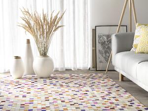 Kožený barevný koberec 140 x 200 cm ADVAN