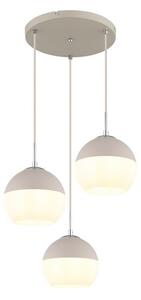 Závěsné svítidlo 3x E27 písková, opálová IP20 GLOBO lighting RAGUSA 15999-3HR