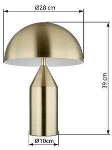 Stolní lampa 2x E27 mosadzná IP20 GLOBO lighting ATOMA 21030M