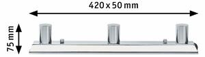 Paulmann Mirror Regula světelná lišta max.3x40W E14 chrom 230V kov P 99679