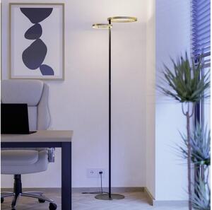 Eglo 901975-LED Stm. stojací lampa CASTELPOTO LED/16W/230V + LED/12W zlatá/černá