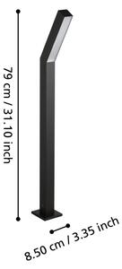 Eglo 900993 - LED Venkovní lampa UGENTO 2xLED/4,5W/230V IP44 černá