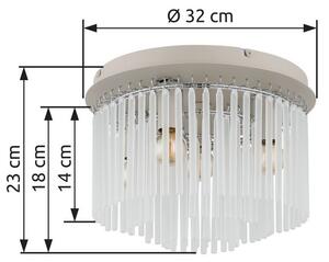 Stropní svítidlo 5x E14 piesková IP20 GLOBO lighting GORLEY 15698DB