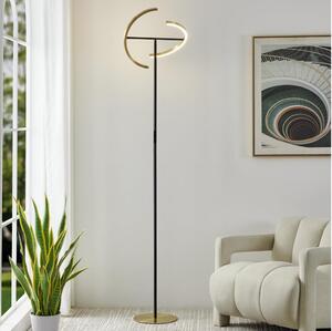 Eglo 901973-LED Stmívatelná stojací lampa CASTELPOTO 2xLED/8,8W/230V zlatá/černá