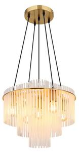 Závěsné svítidlo 5x E27 zlatá, opálová IP20 GLOBO lighting GORLEY 15698H1M