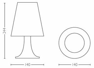 Philips 71795/30/P0 - LED Dětská stolní lampa DISNEY STAR WARS 1xLED/2,3W/230V