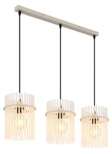 Závěsné svítidlo 3x E27 piesková IP20 GLOBO lighting GORLEY 15698-3HB