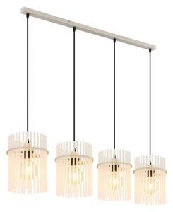 Závěsné svítidlo 4x E27 piesková IP20 GLOBO lighting GORLEY 15698-4HB