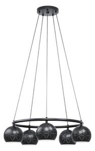 Eglo 98455 - Lustr na lanku CANTALLOPS 5xE14/40W/230V