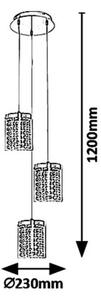 Rabalux 5044 - LED Lustr na lanku ASTRELLA 3xLED/6W/230V
