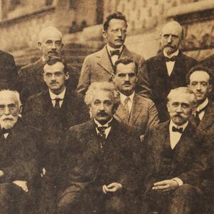 Plakát Pátá vědecká konference v Solvayi č.248, 51.5 x 36 cm