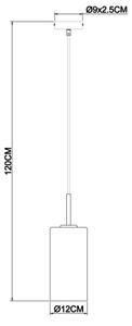 Globo 15460H - Lustr na lanku ADARA 1xE27/60W/230V