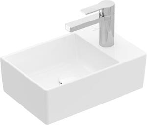 Villeroy & Boch Memento 2.0 umyvadlo 400 x 260 x 111 mm, bílé Alpin, bez přepadu, leštěné 43234G01