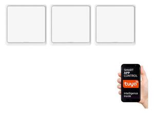 Immax NEO 07506C - SADA 3x Vypínač 1-tlačítkový SMART 3xCR2430 Zigbee 3.0 Tuya