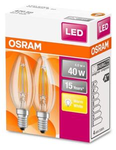 SADA 2x LED Žárovka VINTAGE B35 E14/4W/230V 2700K - Osram