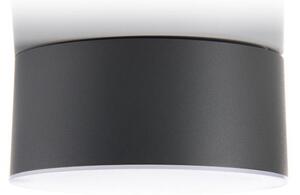 LED2 - LED Stropní svítidlo BUTTON LED/17W/230V antracit