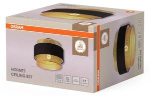 Osram - Stropní svítidlo DECOR HORNET 1xE27/10W/230V pr. 30 cm černá/zlatá