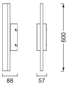 Osram -LED Stm koup osvětlení zrcadla ORBIS MIRROR LED/10W/230V 60 cm IP44 béžov
