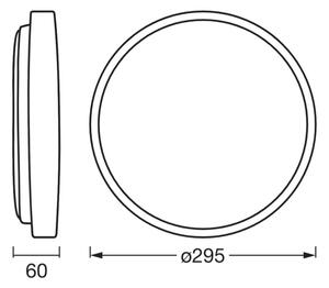 Osram - LED Stmívatelné stropní svítidlo ORBIS ALISON LED/16W/230V pr. 29,5 cm