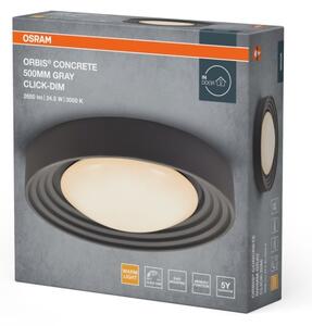 Osram -LED Stm stropní svítidlo ORBIS CONCRETE LED/24,5W/230V pr.50cm šedá/beton