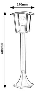 Rabalux 7128 - Venkovní lampa TAVERNA 1xE27/15W/230V IP44