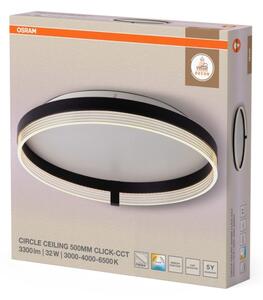 Osram - LED Stropní svítidlo DECOR CIRCLE LED/32W/230V pr. 50 cm černá/bílá