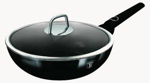 Pánev wok's nepřilnavým povrchem a pokličkou Black Vantage