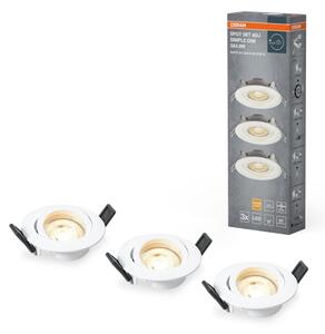 Osram - SADA 3x LED Podhledové svítidlo SPOT LED/4,9W/230V 2700K bílá