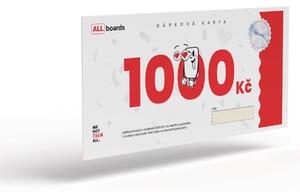 Dárková karta ALLboards v hodnotě 1000 kč